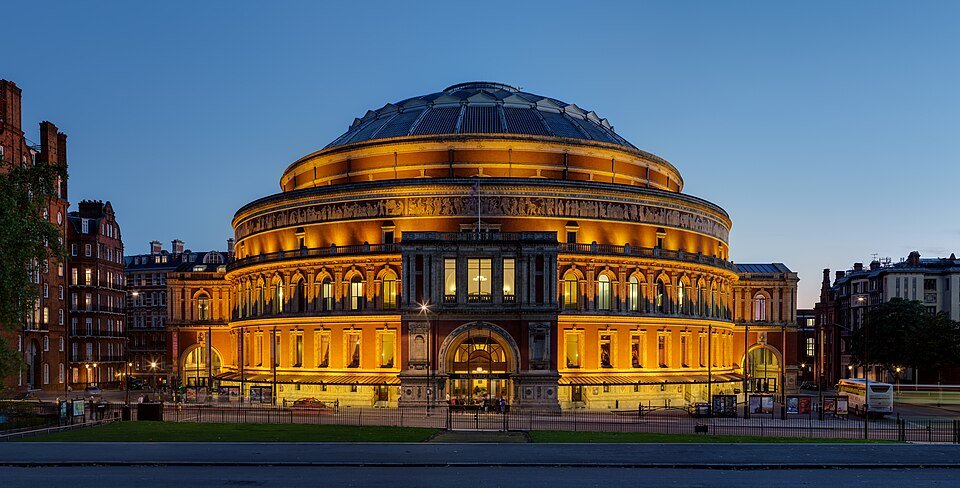 The Royal Albert Hall auditorium and stage